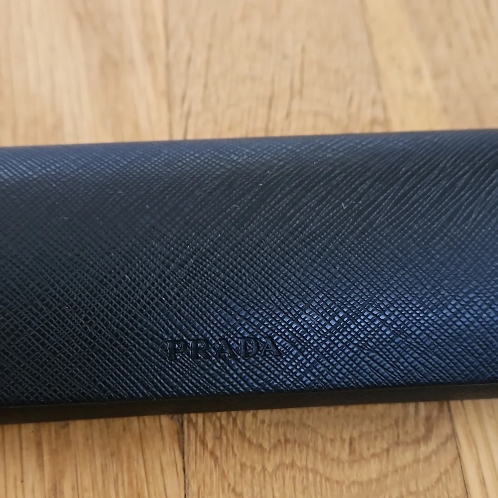 Prada black textured